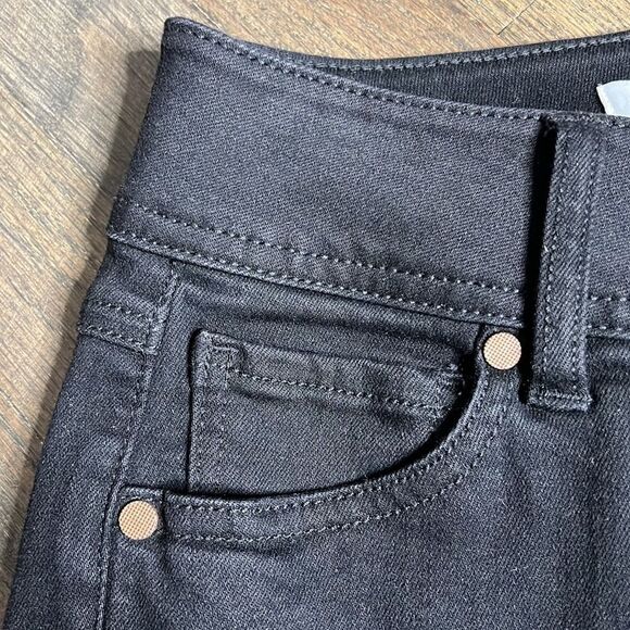 CABI Cinch Skinny Jeans Black High Rise Super Skinny Legging Stretch Denim #3748 - Picture 5 of 8